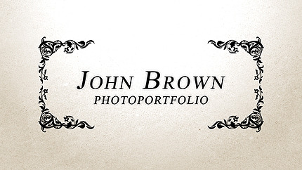 Photographer Portfolio After Effects Intro Theme Big Screenshot Photographer Portfolio After Effects Intro AE Intro Screenshot