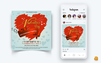 Valentines Day Party Social Media Instagram Post Design-05
