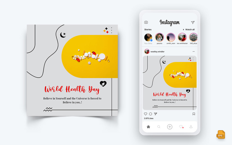 World Health Day Social Media Instagram Post Design-11