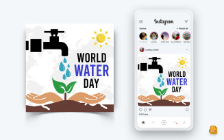 World Water Day Social Media Instagram Post Design-13