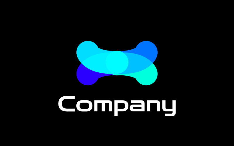 Letter X Futuristic Dynamic Corporation Logo Logo Template