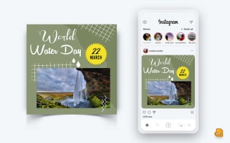 World Water Day Social Media Instagram Post Design-23