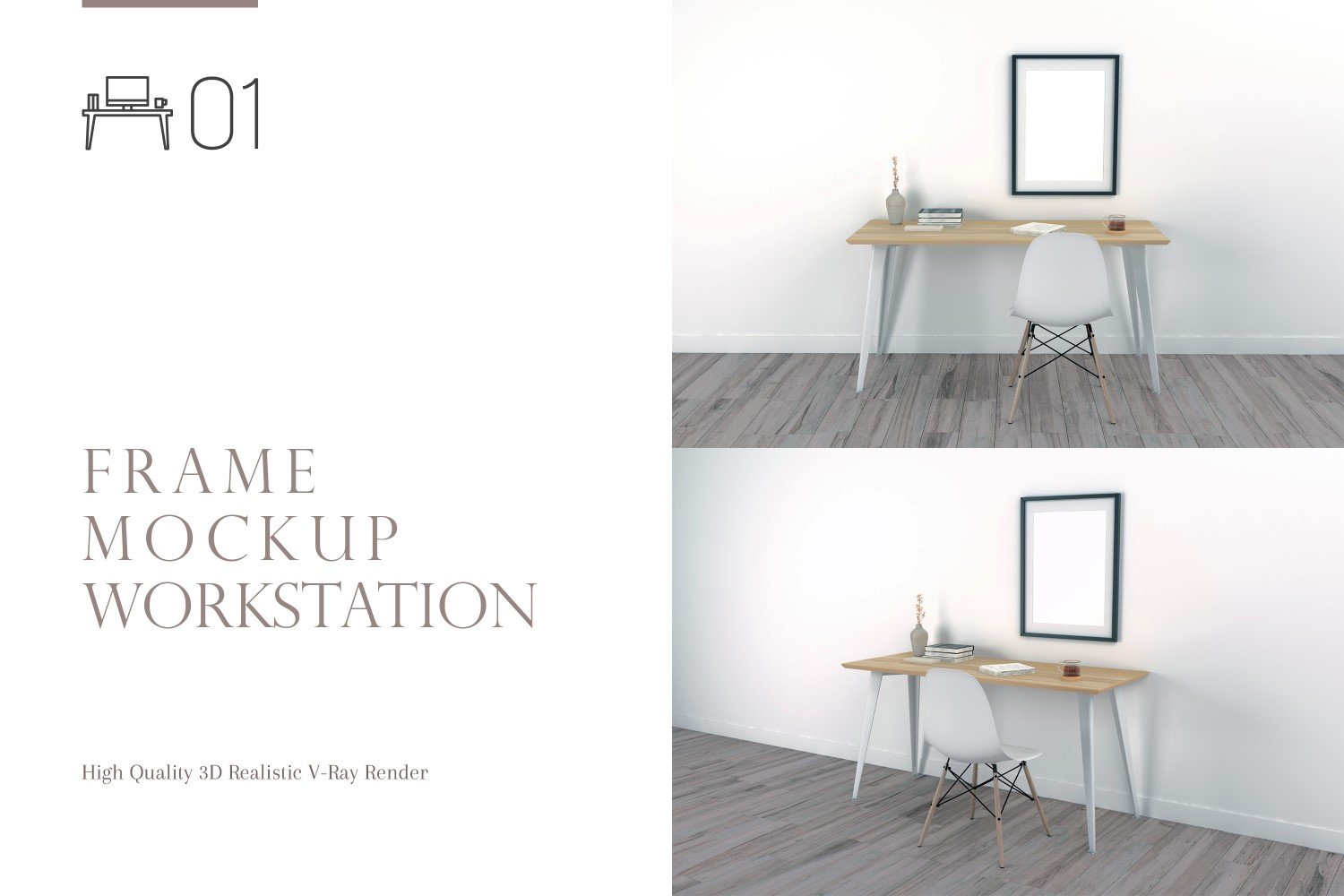 Template #266201 Mockup Workstation Webdesign Template - Logo template Preview