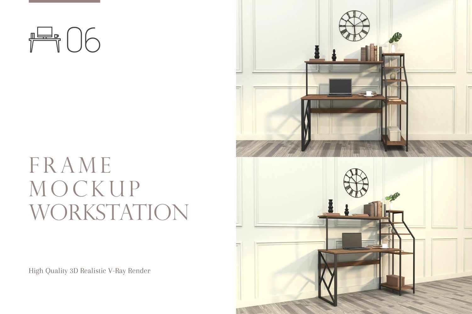 Template #266204 Mockup Workstation Webdesign Template - Logo template Preview