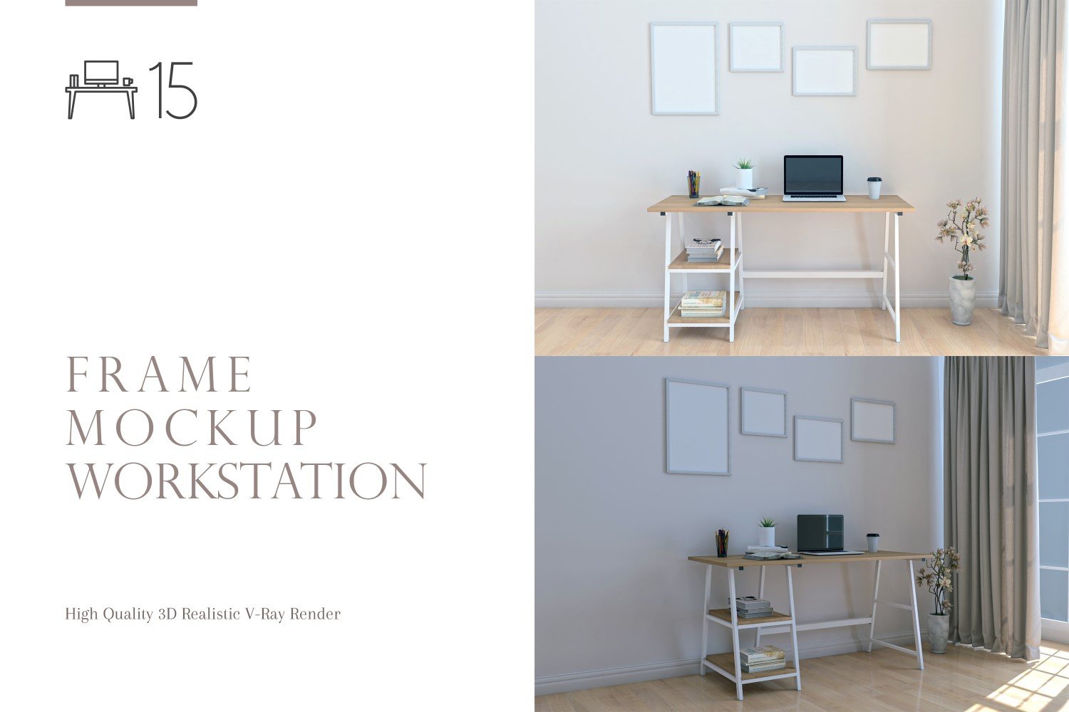 Template #266261 Mockup Workstation Webdesign Template - Logo template Preview