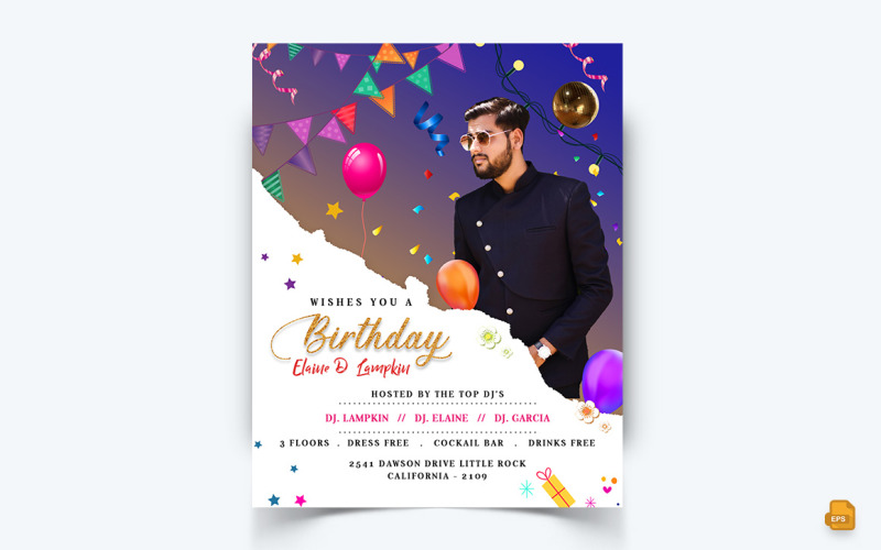 Birthday Party Celebration Social Media Feed Design-01