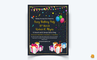 Birthday Party Celebration Social Media Feed Design-06