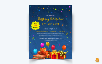Birthday Party Celebration Social Media Feed Design-10