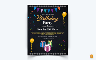 Birthday Party Celebration Social Media Feed Design-12