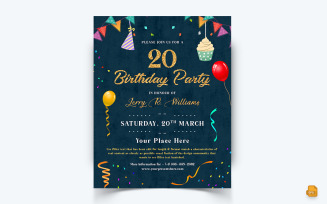 Birthday Party Celebration Social Media Feed Design-13