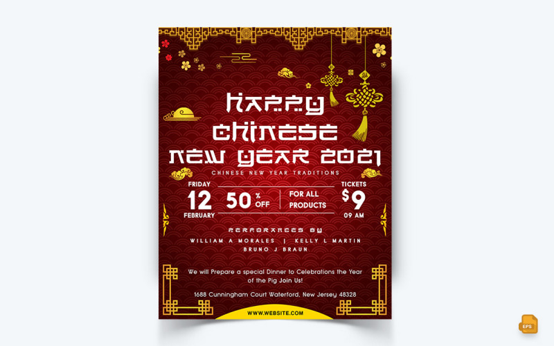 Chinese NewYear Celebration Social Media Instagram Feed Design-02