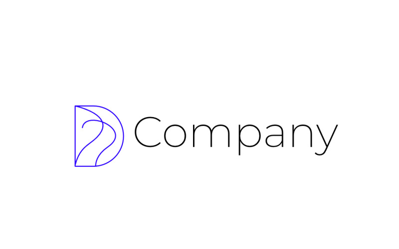 Data Dynamic Letter D Tech Logo Logo Template