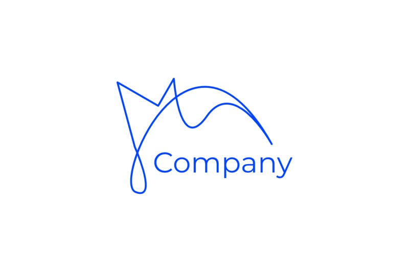 Dynamic Elegant Bird Logo Logo Template