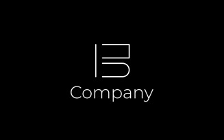 Letter B Flat Unique Logo