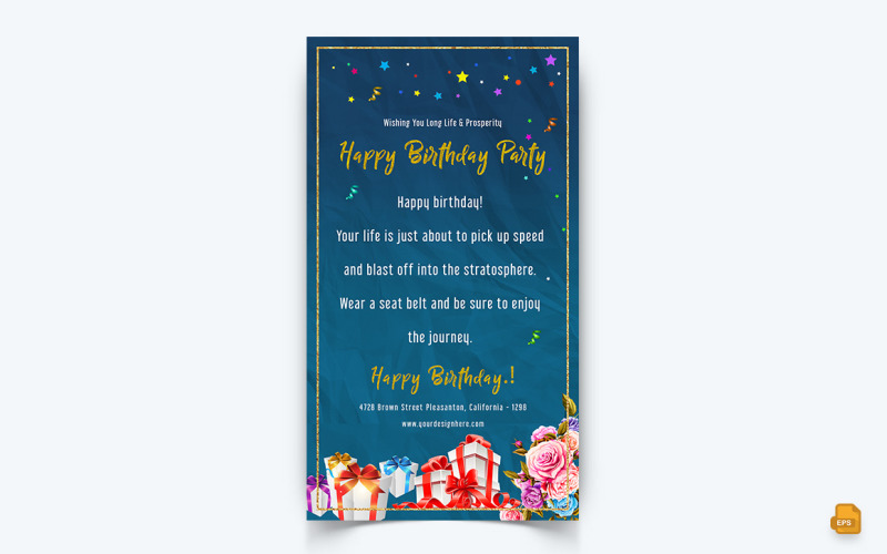 Birthday Party Celebration Social Media Story Design-06