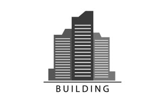Building logo illustrated on a white background