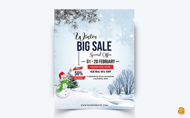Winter Season Offer Sale Social Media Feed Design-04