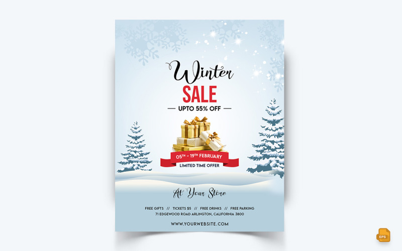 Winter Season Offer Sale Social Media Feed Design-05
