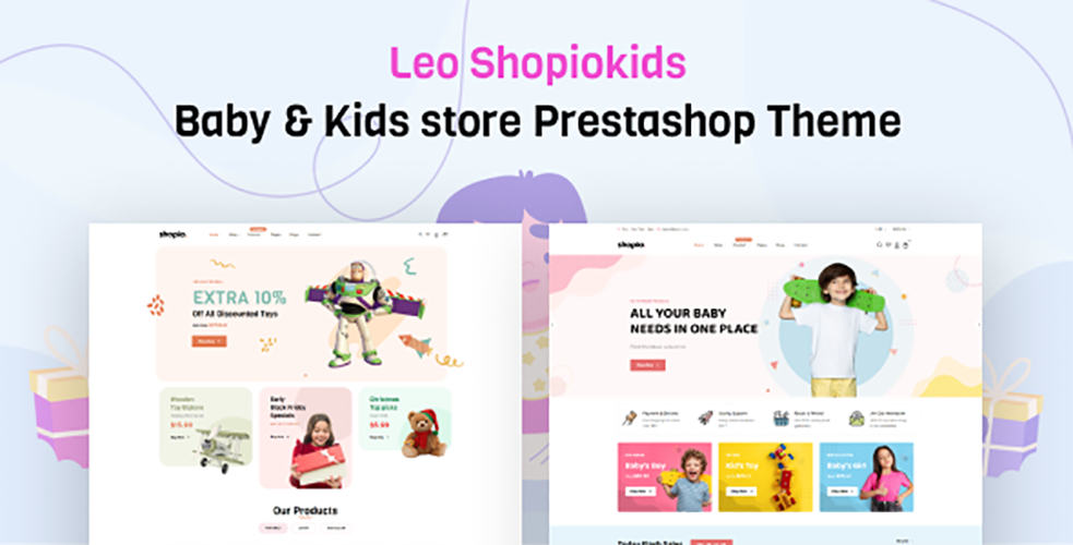 Leo Shopiokids - Baby & Kids store Prestashop Theme