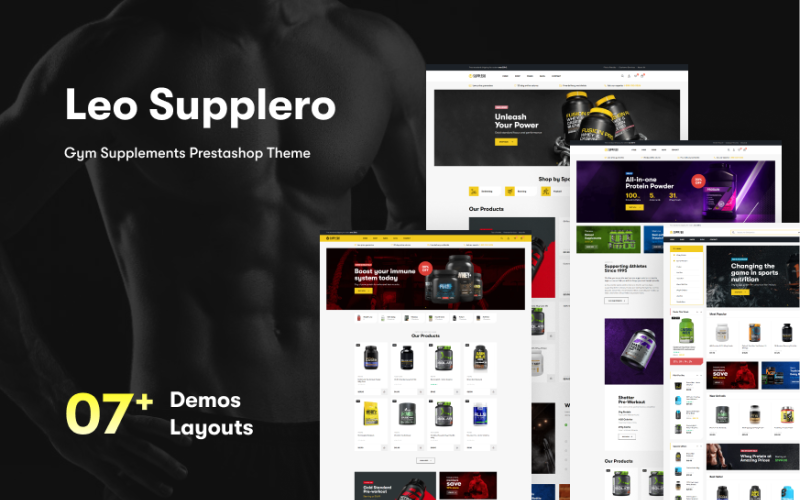 Leo Supplero - Gym Supplements Prestashop Theme PrestaShop Theme