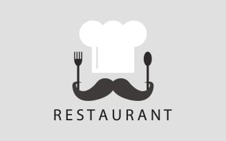 Restaurant logo on white background