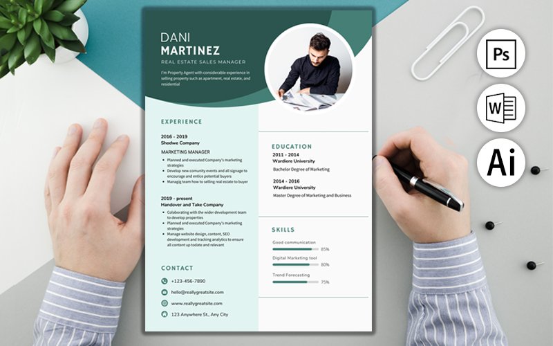 Template #266544 Clean Creative Webdesign Template - Logo template Preview