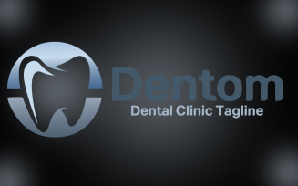 Dentom Dental Logo Template