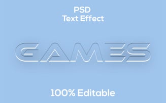 Modern Games Psd Text Effec