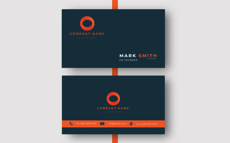 Simple and Modern Business Card Design Template Corporate Identity