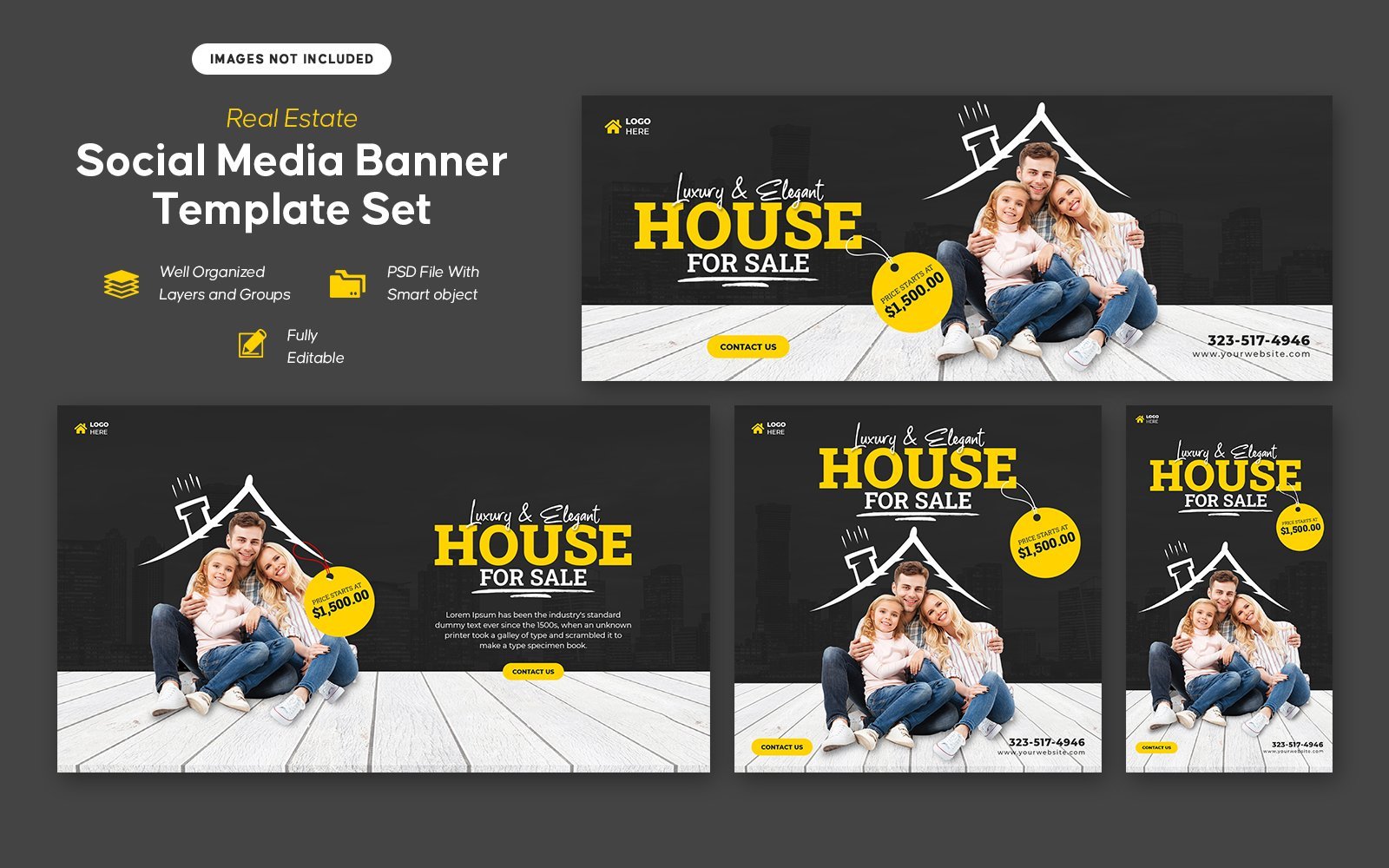 Kit Graphique #266695 Agence Bannire Divers Modles Web - Logo template Preview