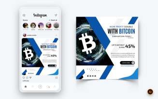 CryptoCurrency Social Media Instagram Post Design Template-10