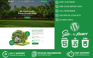 Green - Gardener WordPress Theme