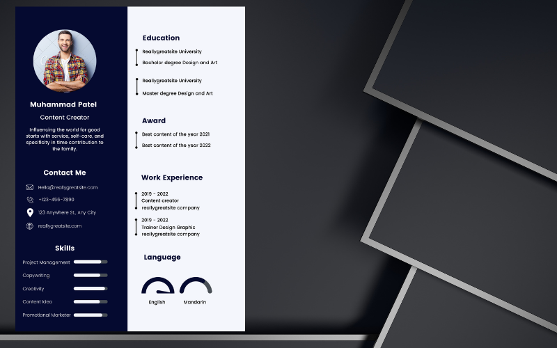 Resume Template of Rick Ford Creative And Professional CV
