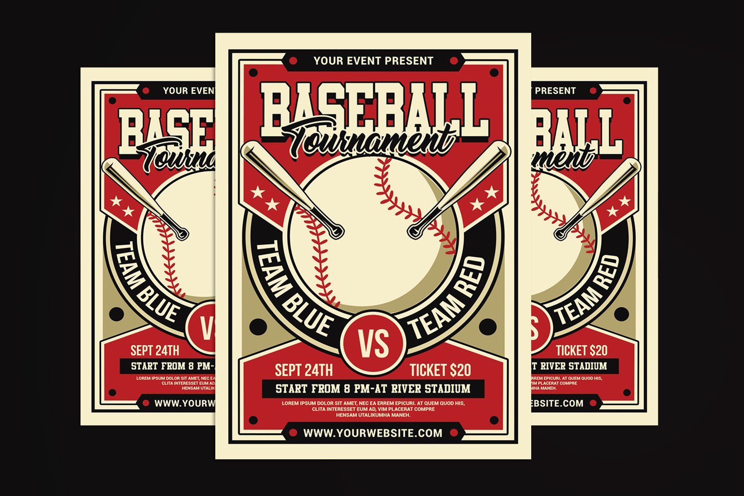 Kit Graphique #266793 Baseball Baseball Web Design - Logo template Preview