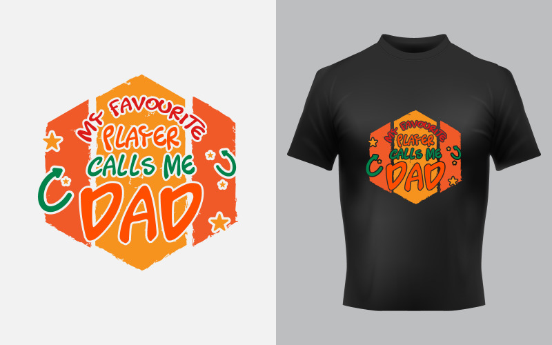 Creative Typography Sticker T-shirt Design Premium Vector Design