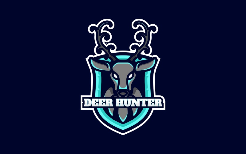Deer Sports and E-Sports Logo Logo Template