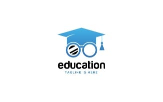 Education vector logo template V3