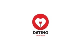 Vector Dating logo template V3