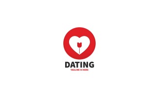 Vector Dating logo template V3