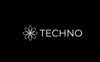 Abstract Round Tech Dynamic Logo