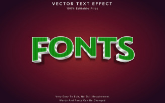 Fonts 3d Editable Text Effect Green And Silver Perspective Luxury Cloth