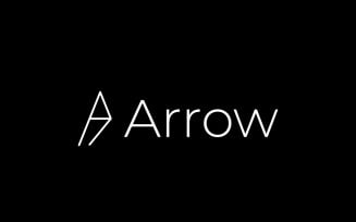 Letter A Arrow Dynamic Logo