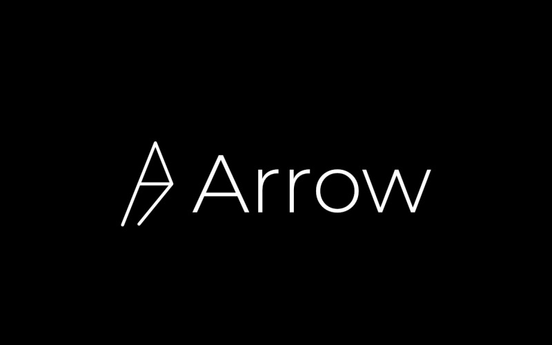 Letter A Arrow Dynamic Logo Logo Template