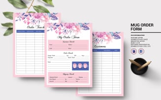 Printable Order Form template