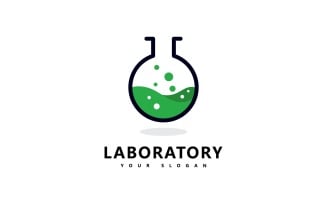 Lab Logo Science Laboratory Logo Icon Vector Design V1