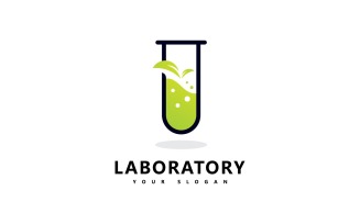 Lab Logo Science Laboratory Logo Icon Vector Design V2