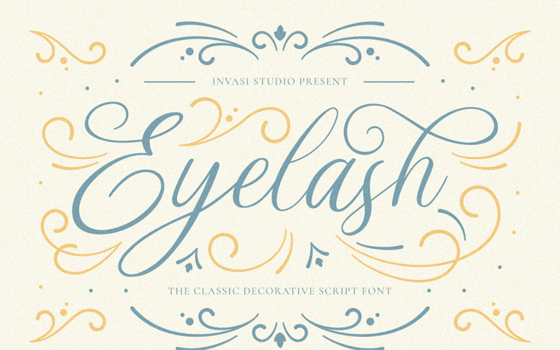 Eyelash - Decorative Script Font