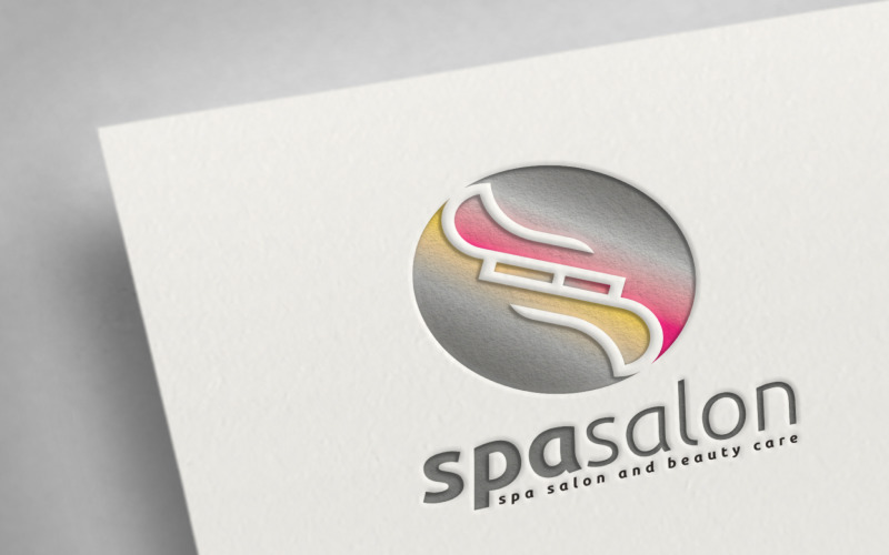 Spa and Beauty Care Salon Logo Logo Template