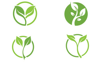 Tree Green Leaf Ecology Logo Nature Vector V55