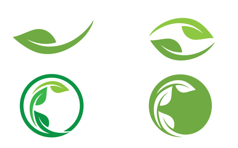 Tree Green Leaf Ecology Logo Nature Vector V60 Logo Template
